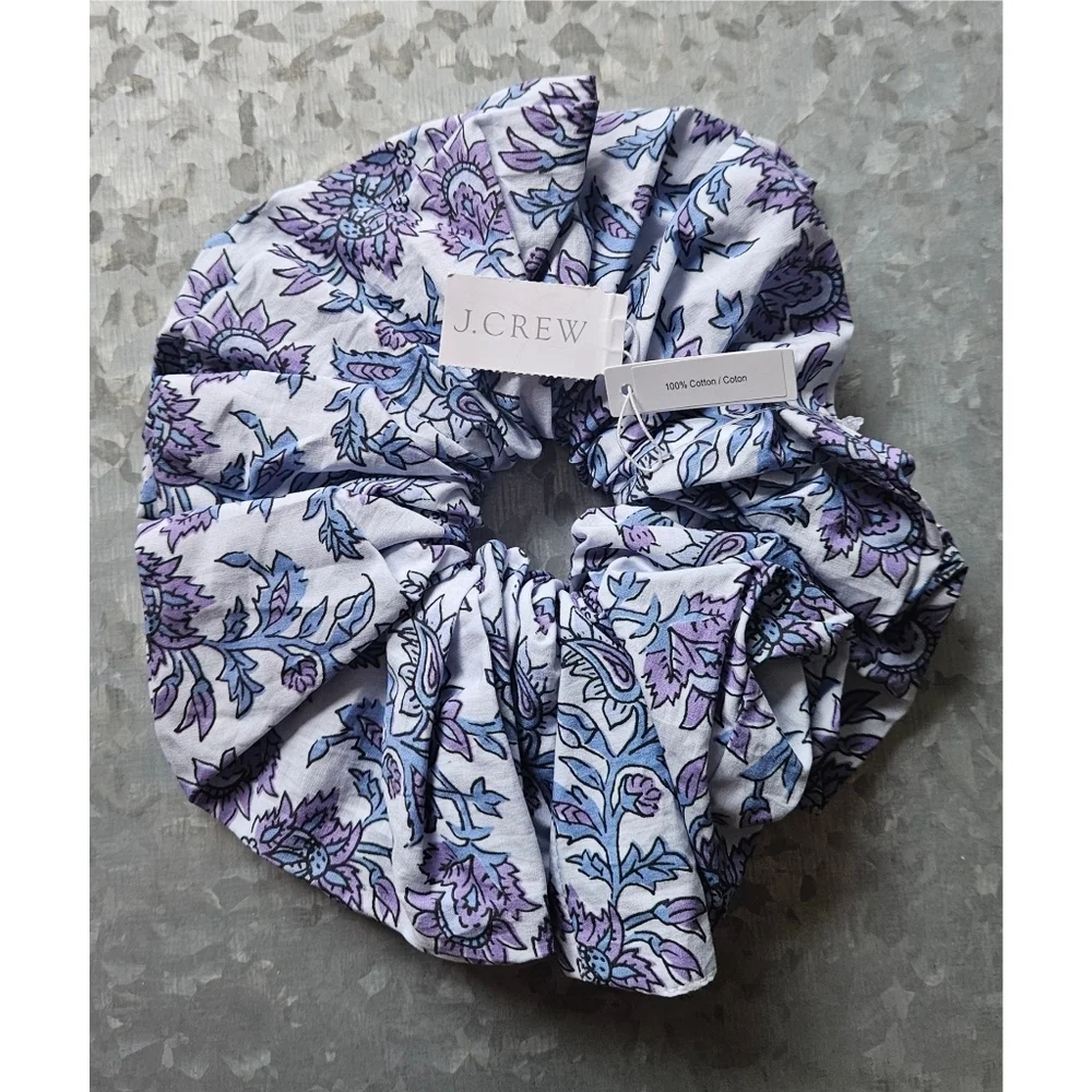 J. Crew Oversized Printed Scrunchie